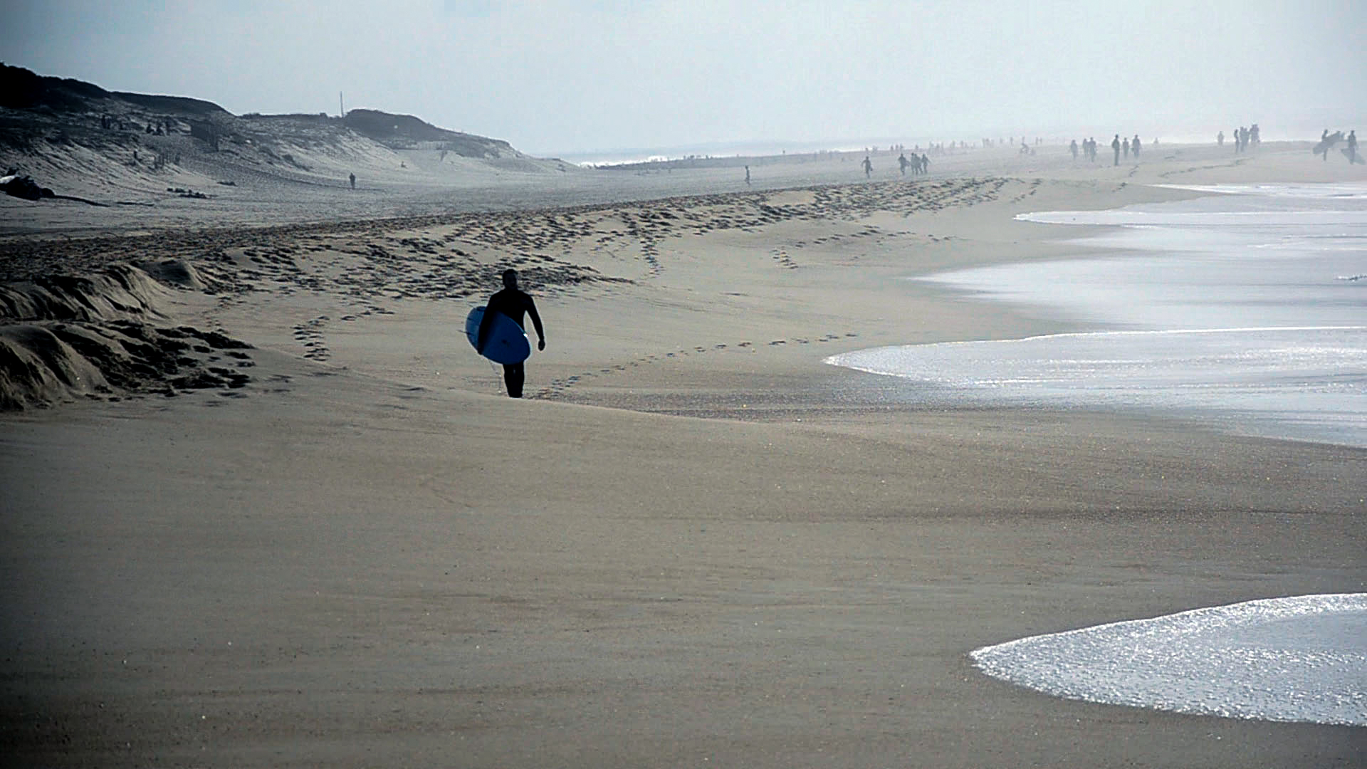 Walking Hossegor Beach